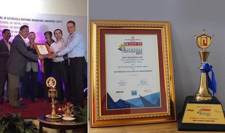 KCM ranked best business school (BBA Category) of Nepal KCM ranked best business school (BBA Category) of Nepal